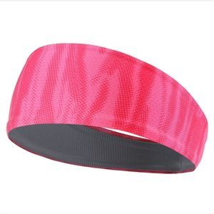 Camo Headband Stretch Sports Yoga Gym Hair Band Wrap Sweatband for Women Men US